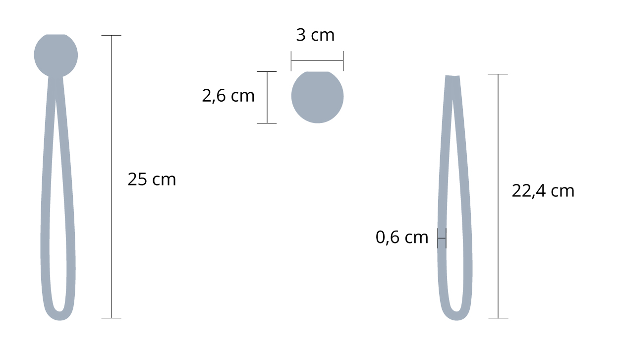 Afmetingen van Spanner bal zwart